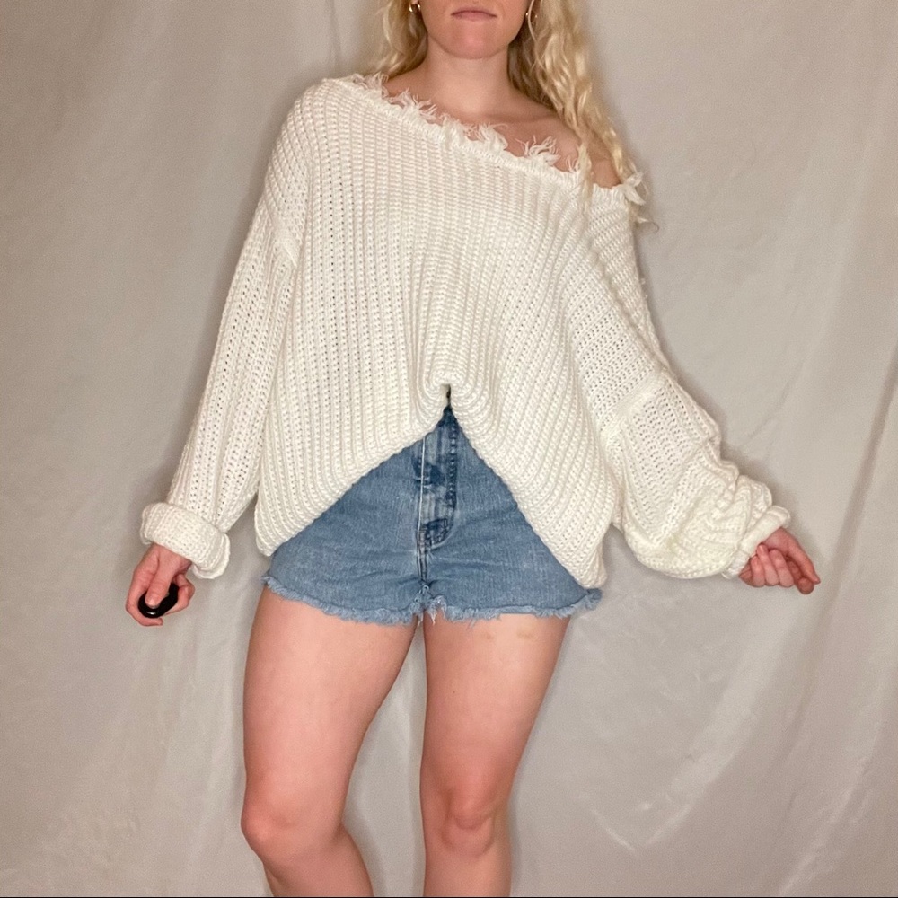 White sweater